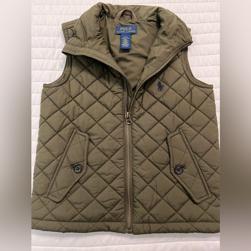 Ralph Lauren Olive Green Vest